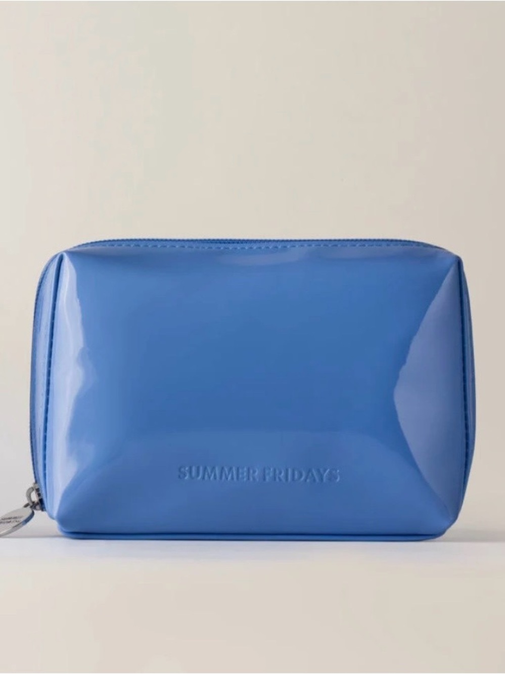Summer Fridays Glossy Pouch in Jet Lag Blue